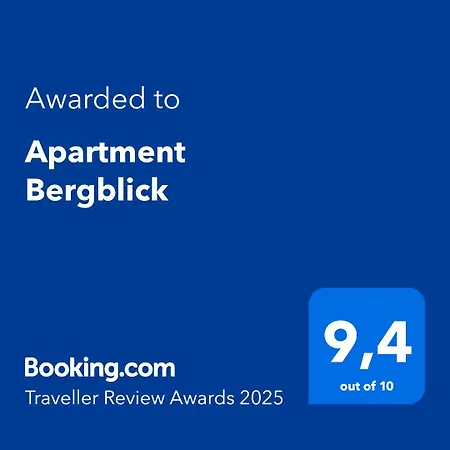 Bergblick Апартаменты *